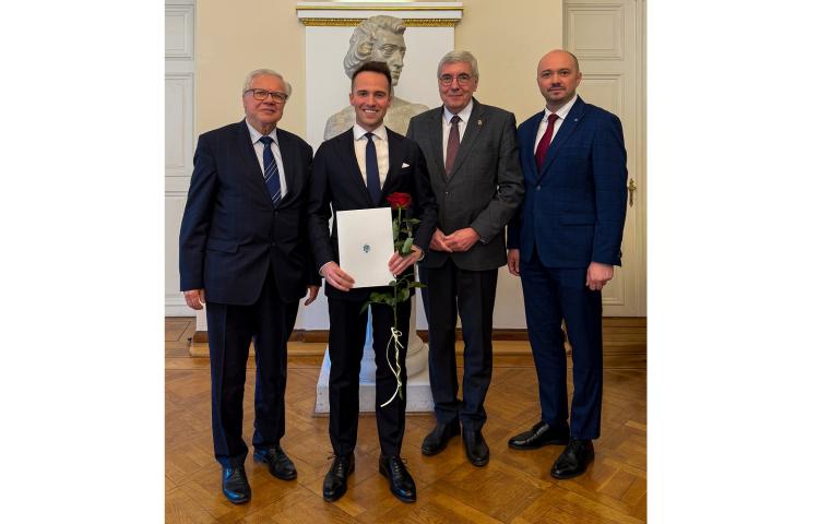 Wyróżnienie dla dr. inż. Jakuba Sudera w Konkursie Miasta Poznania