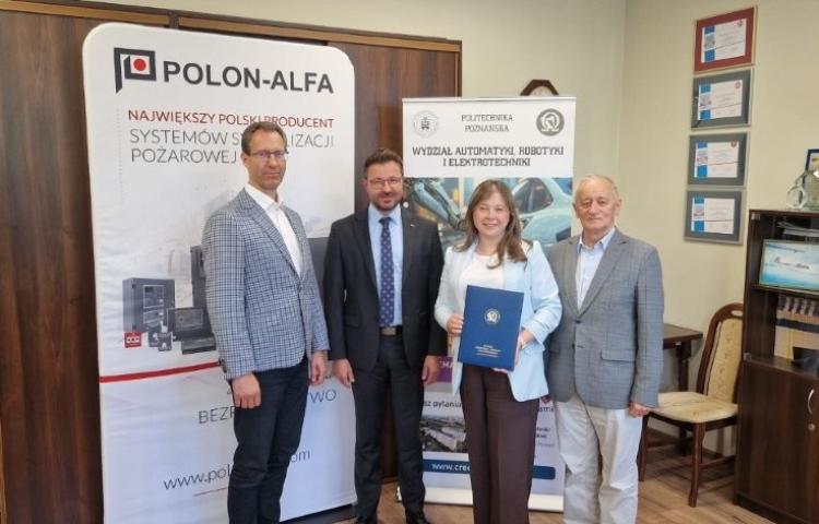Współpraca Polon-Alfa z WAiRE - spotkanie związane z podpisaniem listu intencyjnego