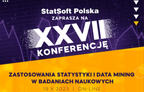 Fragment plakatu konferencji StatSoft Polska