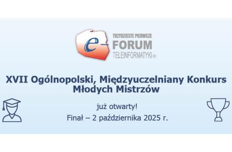 Konkurs Młodych Mistrzów - zgłoszenia
