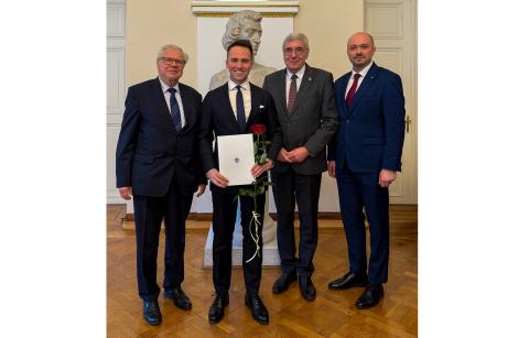 Wyróżnienie dla dr. inż. Jakuba Sudera w Konkursie Miasta Poznania